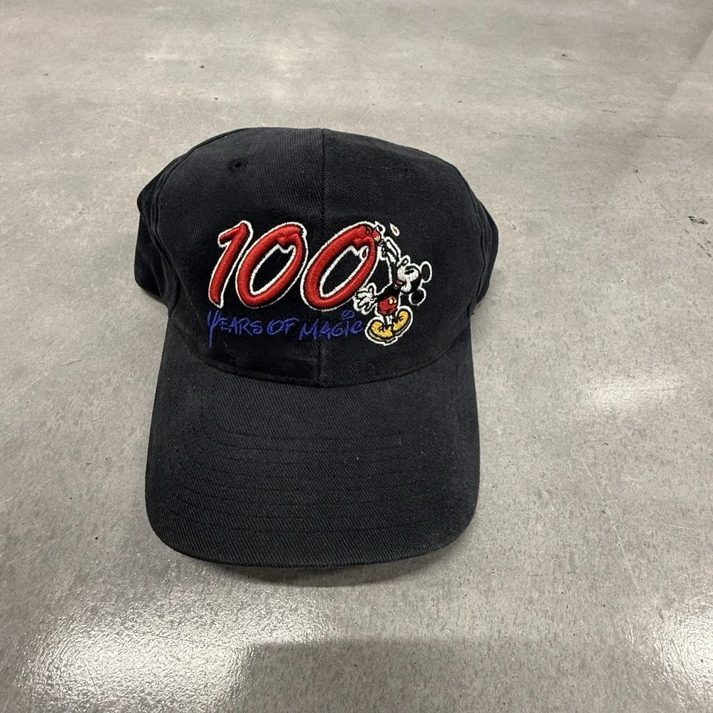 Vintage Walt Disney World 100 Years of Magic Mickey Hat Cap OSFA